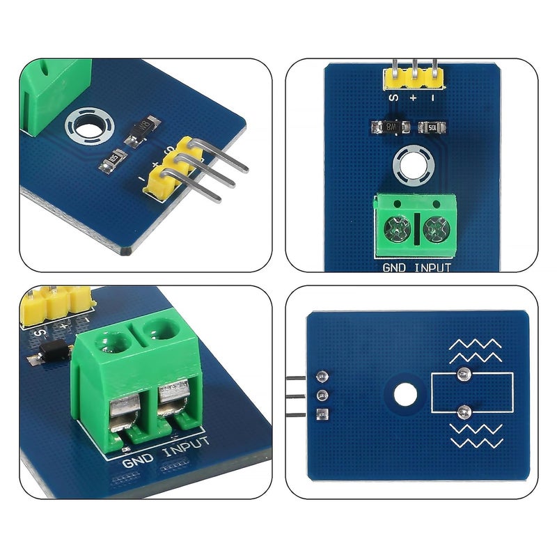 XIITIA 8pcs Piezoelectric Sensor Analog Ceramic Vibration Sensor Module 3.3V/5V Piezoelectricity for Arduino DIY KIT - Image 4